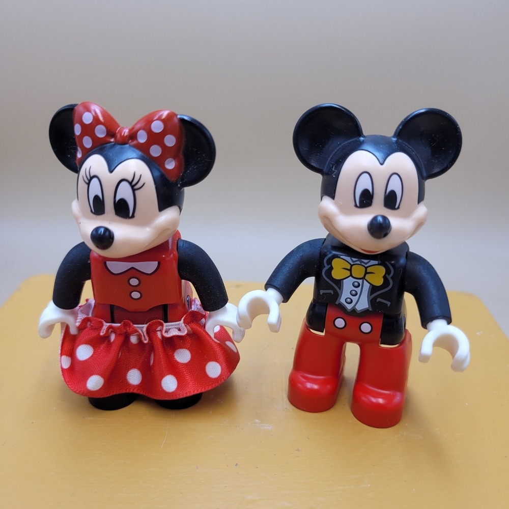 LEGO DUPLO FIGURES, LEGO, FIGURES  ( MICKEY MOUSE & MINNIE MOUSE )